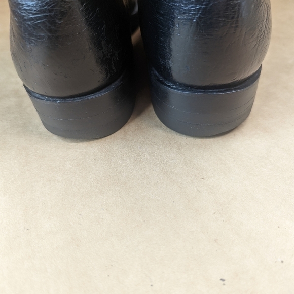 Lucchese Boots men's size 8D Exotic Genuine Black Smooth Ostrich classic Western - Picture 4 of 13